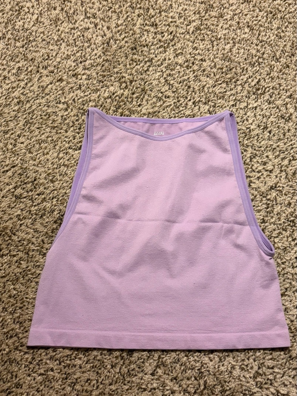 Lavender Cropped Tank